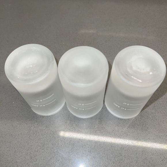 Set of 3 Jagermeister Stag Logo Frosted 4cl Shooter Double Shot Glasses - Picture 5 of 7